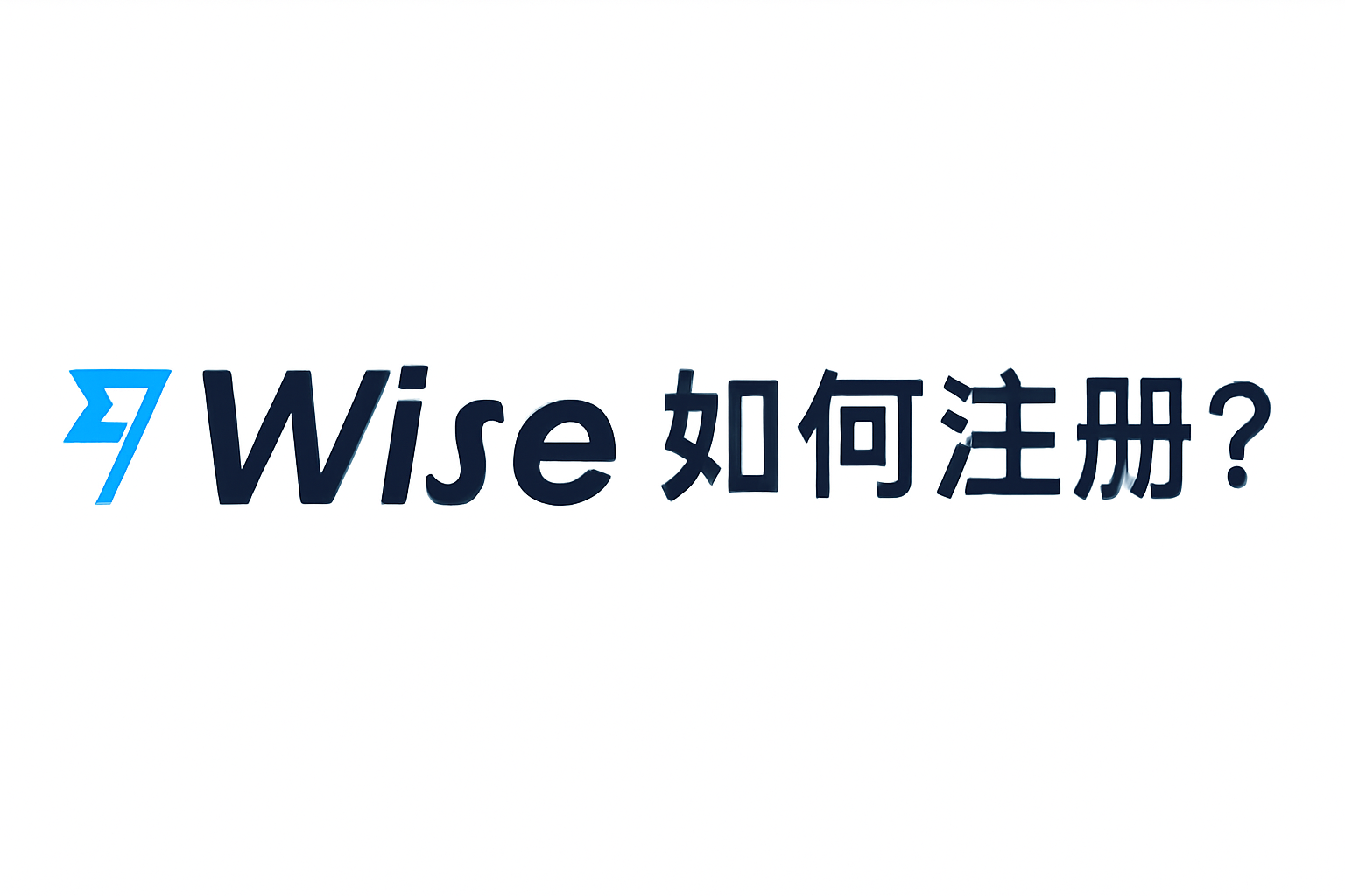 Wise新使用者如何順利完成註冊？